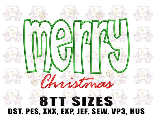 Christmas Snowflake Embroidery Design