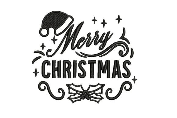 Merry Christmas Decorative Typography