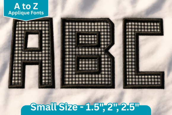 Review: Arcade Applique Embroidery Font a-Z